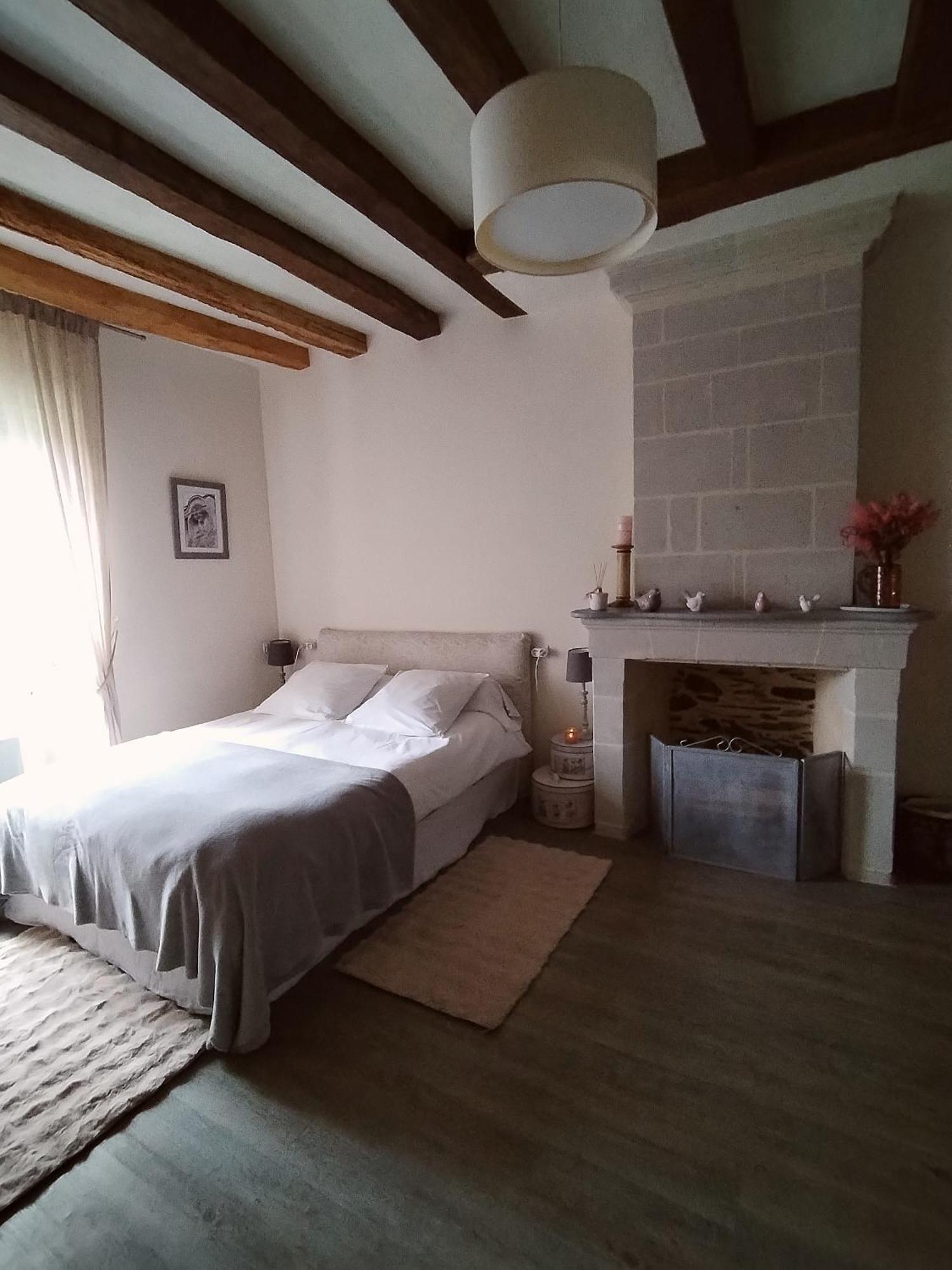 La Petite Boire - Chambres D'Hotes Pres D'Angers Murs-Erigne Værelse billede